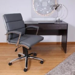 Executive CaressoftPlus Mid Back Chair By Boss Office Products - Madison Seating -Executive Chairs Sales Executive CaressoftPlus Mid Back Chair by Boss Office Products 4